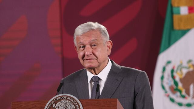 Andrés Manuel López Obrador, presidente de México durante conferencia de prensa