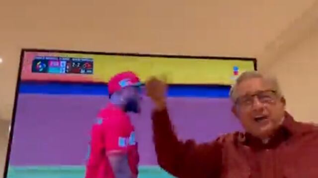 AMLO celebra pase a semifinal en Clásico Mundial de Beisbol
