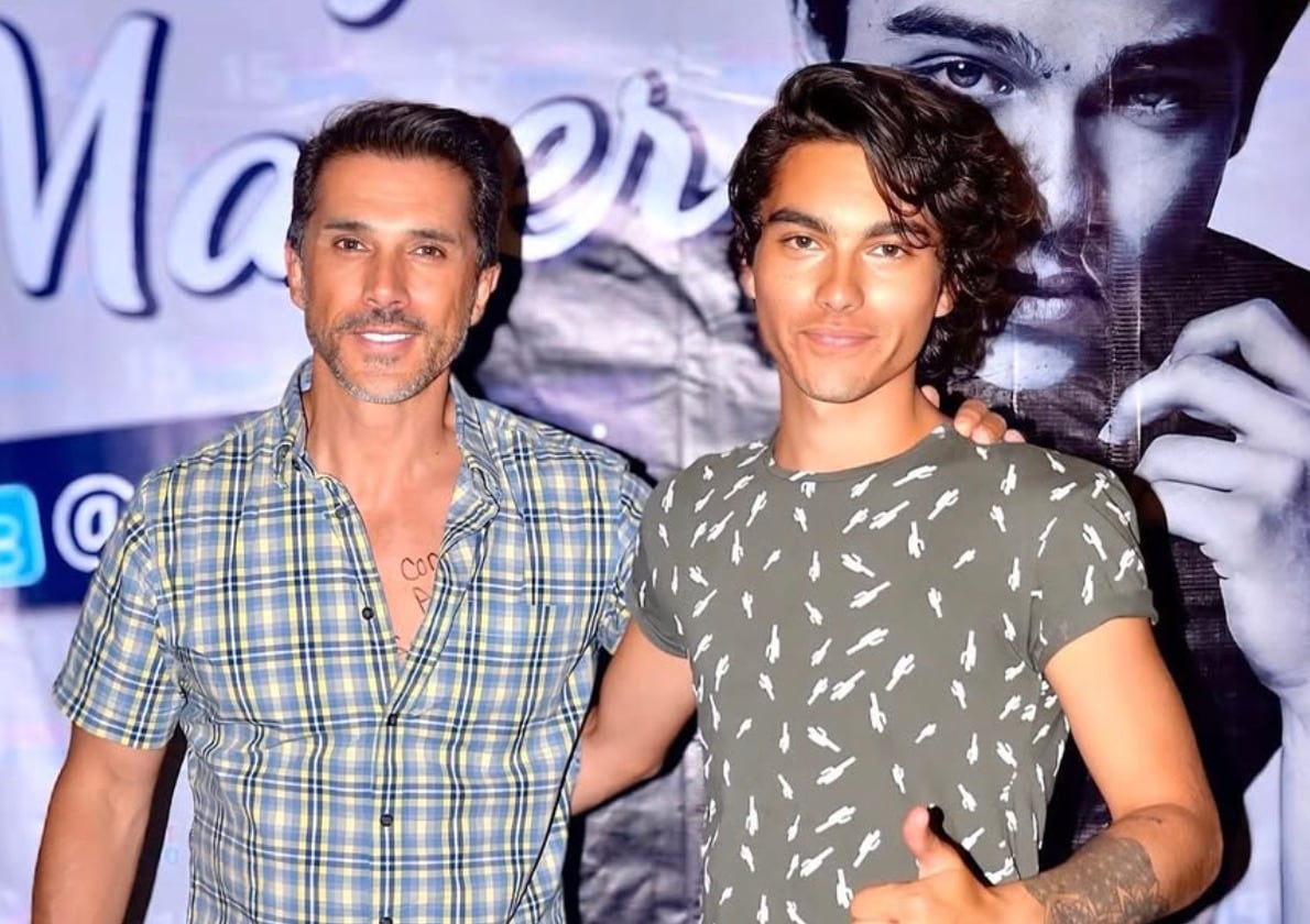 Sergio Mayer y su hijo, Sergio Mayer Mori