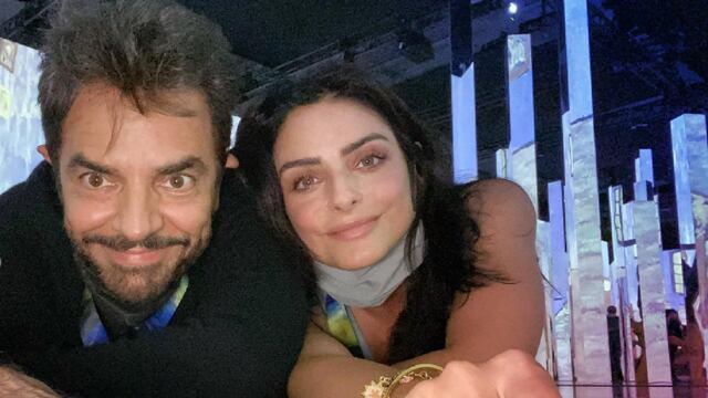 Aislinn Derbez y Eugenio Derbez