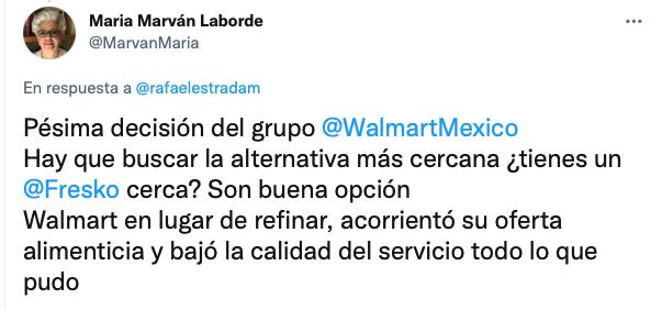 Usuario de Twitter se queja del cambio de Superama a Walmart Express