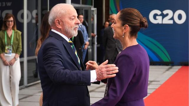 Lula Da Sila da  la bienvenida a Claudia Sheinbaum con un cálido saludo