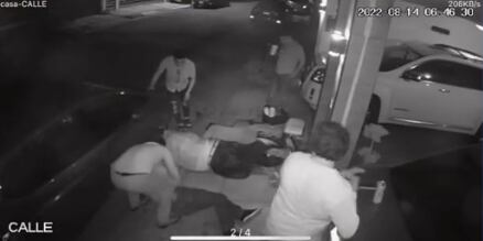 Caída que provocó el cabezazo al carro