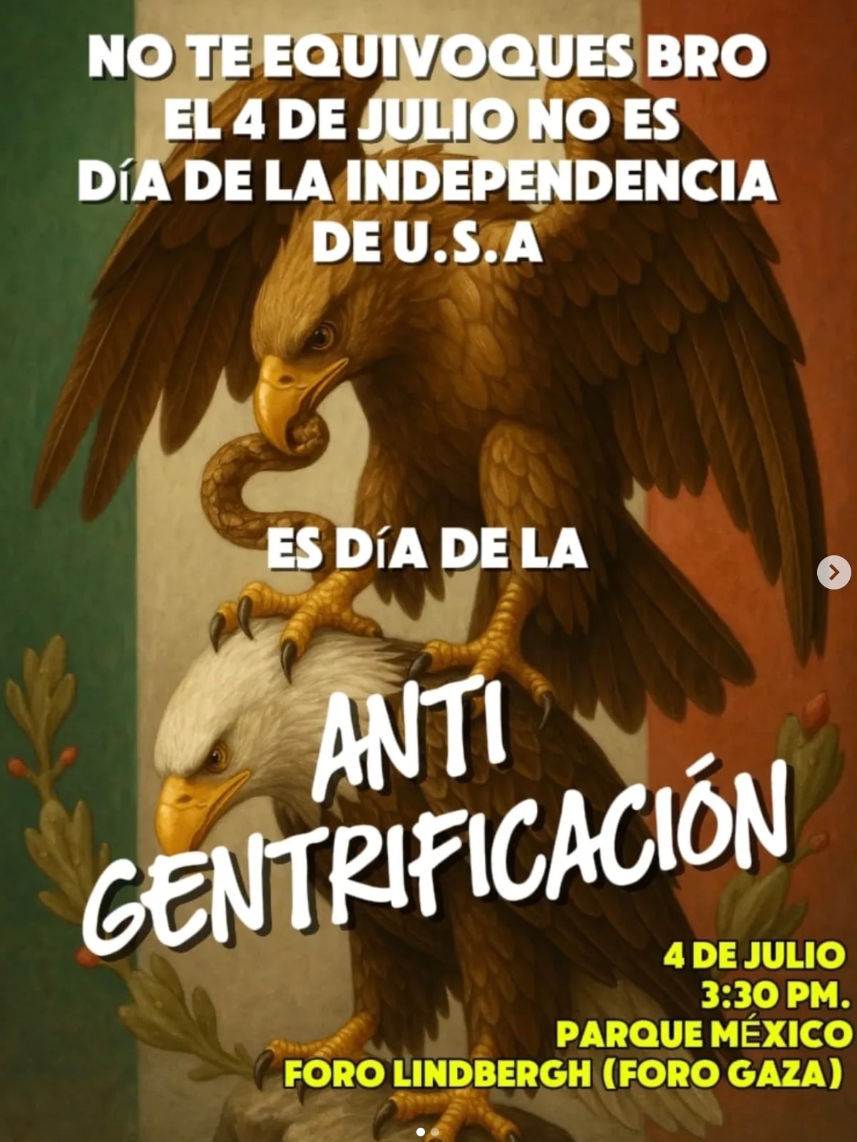 Protesta antigentrificación CDMX