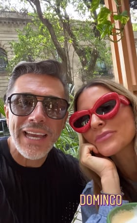 Sergio Mayer e Issabela Camil