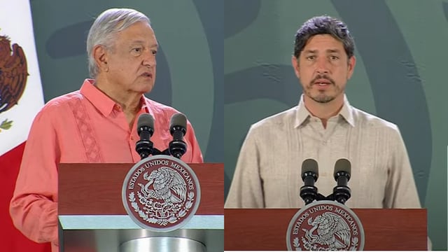 AMLO y Pablo Monroy en mañanera de hoy 23 de diciembre