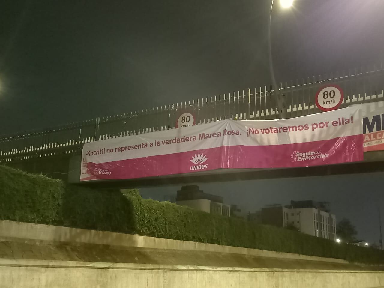 Marea Rosa contra Xóchitl Gálvez