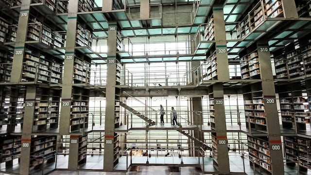 Vista general de la biblioteca José Vasconcelos