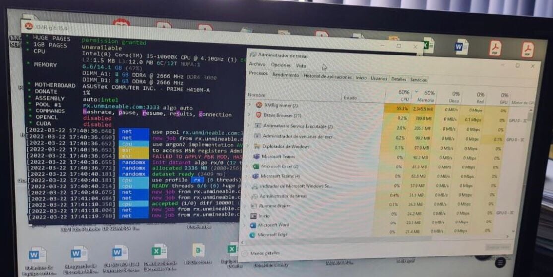 Minería de criptomonedas en Conalep de San Luis Potosí