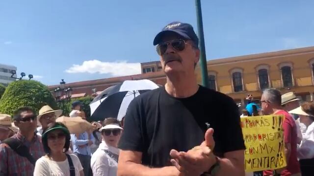 Vicente Fox. Culpa a AMLO por baños de CDMX.