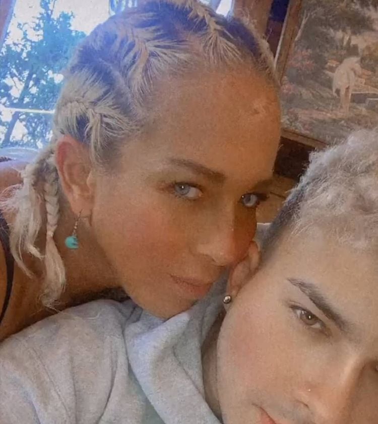 Lio y su mamá Vanessa Moran.
