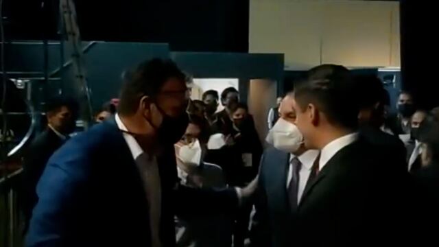 Cuauhtémoc Blanco se abrazó con David Faitelson