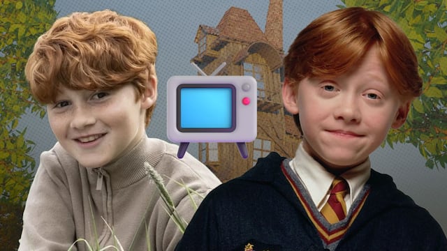 Alastair Stout como Ron Weasley en la serie de Harry Potter