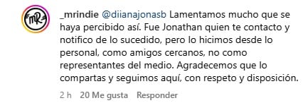 Hermana de Miguel Ángel Rojas Hernández se pronuncia y Mr. Indie responde