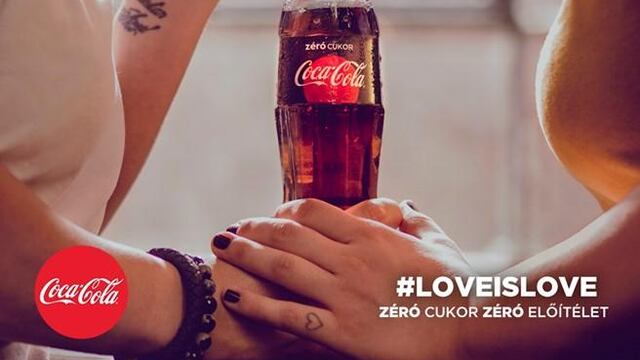 Coca Cola Hungría Love is love