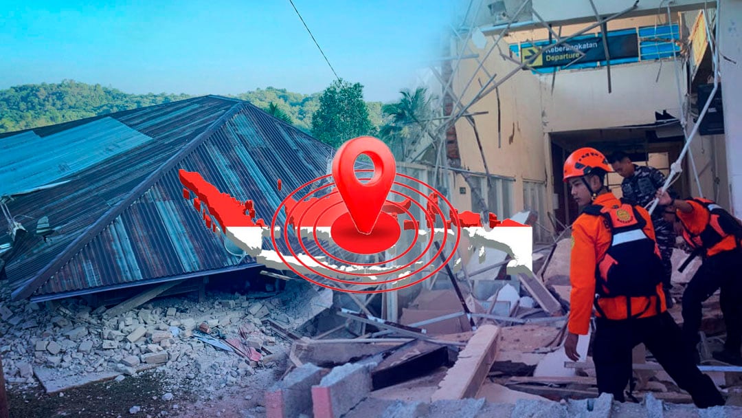 Sismo de magnitud 6.9 sacude Indonesia; es el segundo en menos de 24 horas