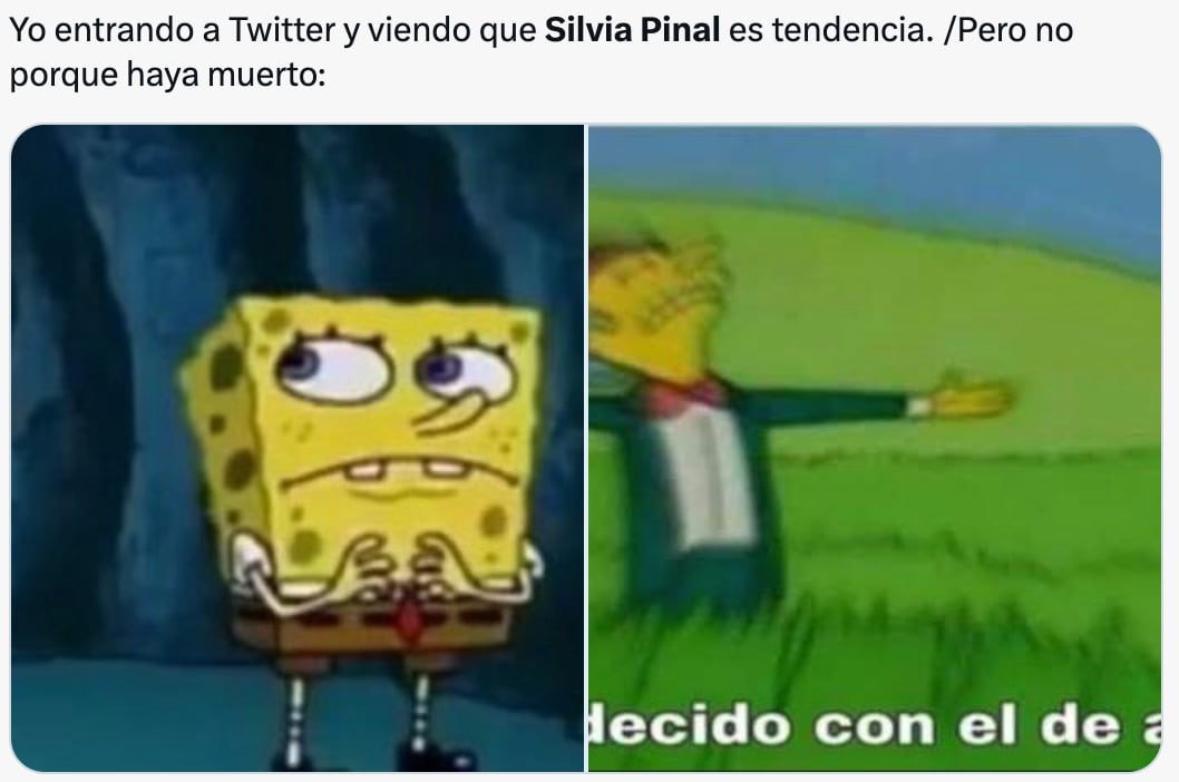 Silvia Pinal es tendencia en X y salen los memes más asustados
