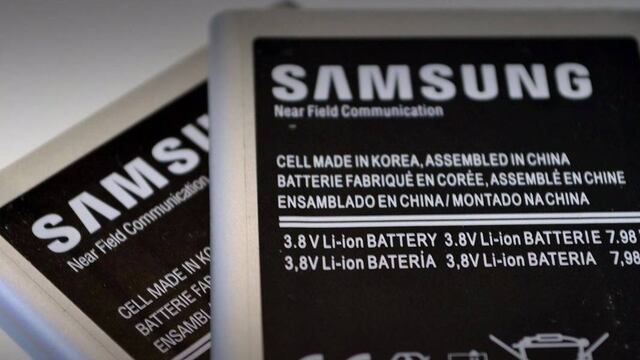 Baterías Samsung.