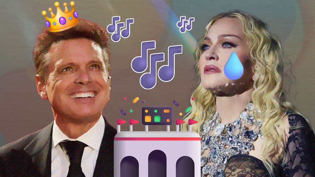 El récord histórico de Madonna por más de 15 años que sólo Luis Miguel pudo romper