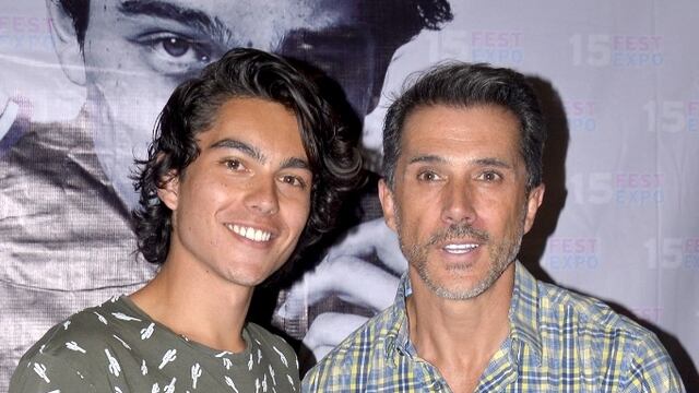 Sergio Mayer Mori y su papá, Sergio Mayer.