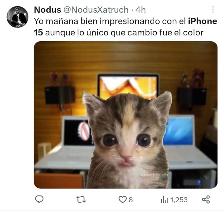 Memes por el lanzamiento del iPhone 15