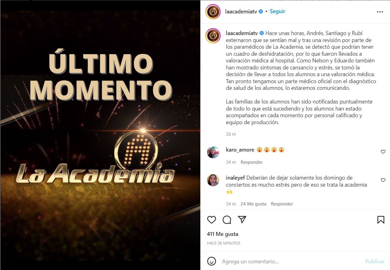 Post de La Academia