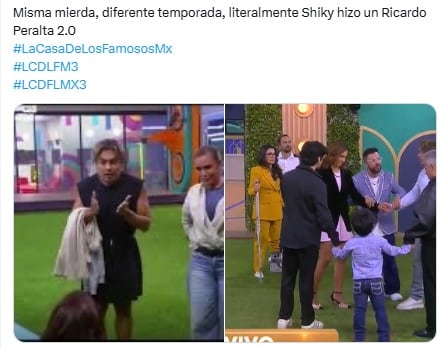 Fan de La Casa de los Famosos México 2025 critican a Shiky por sus acciones con Aldo Tamez de Nigris.