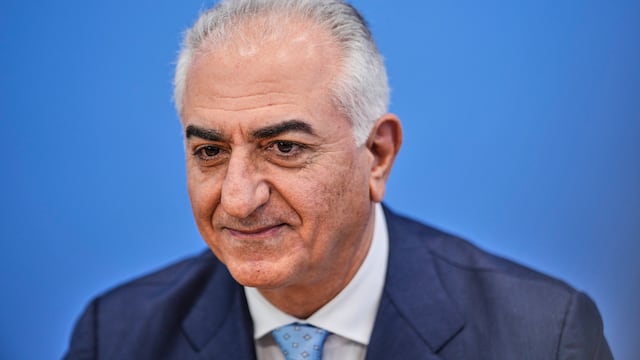 Reza Pahlavi, príncipe heredero de Irán.