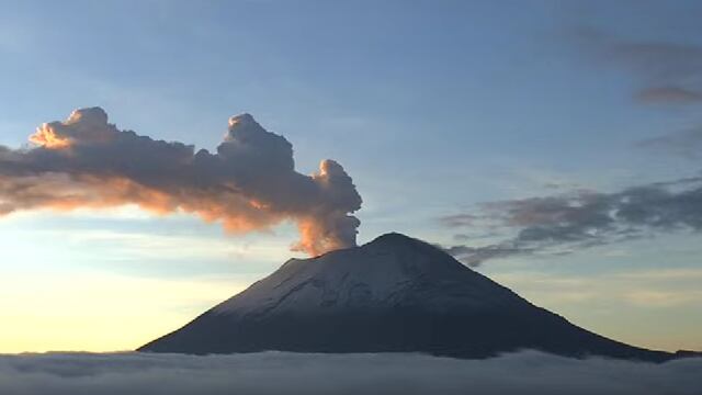 Volcán Popocatépetl el 21 de noviembre
