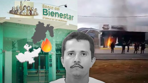 Queman Bancos del Bienestar en Jalisco y Estado de México tras muerte de El Mencho