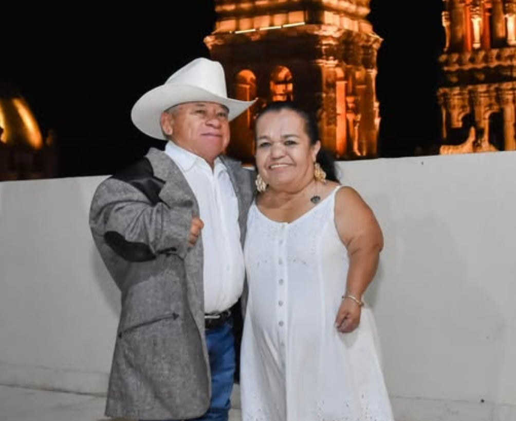 Cristina Romero Álvarez y su esposo, Abel Saenz