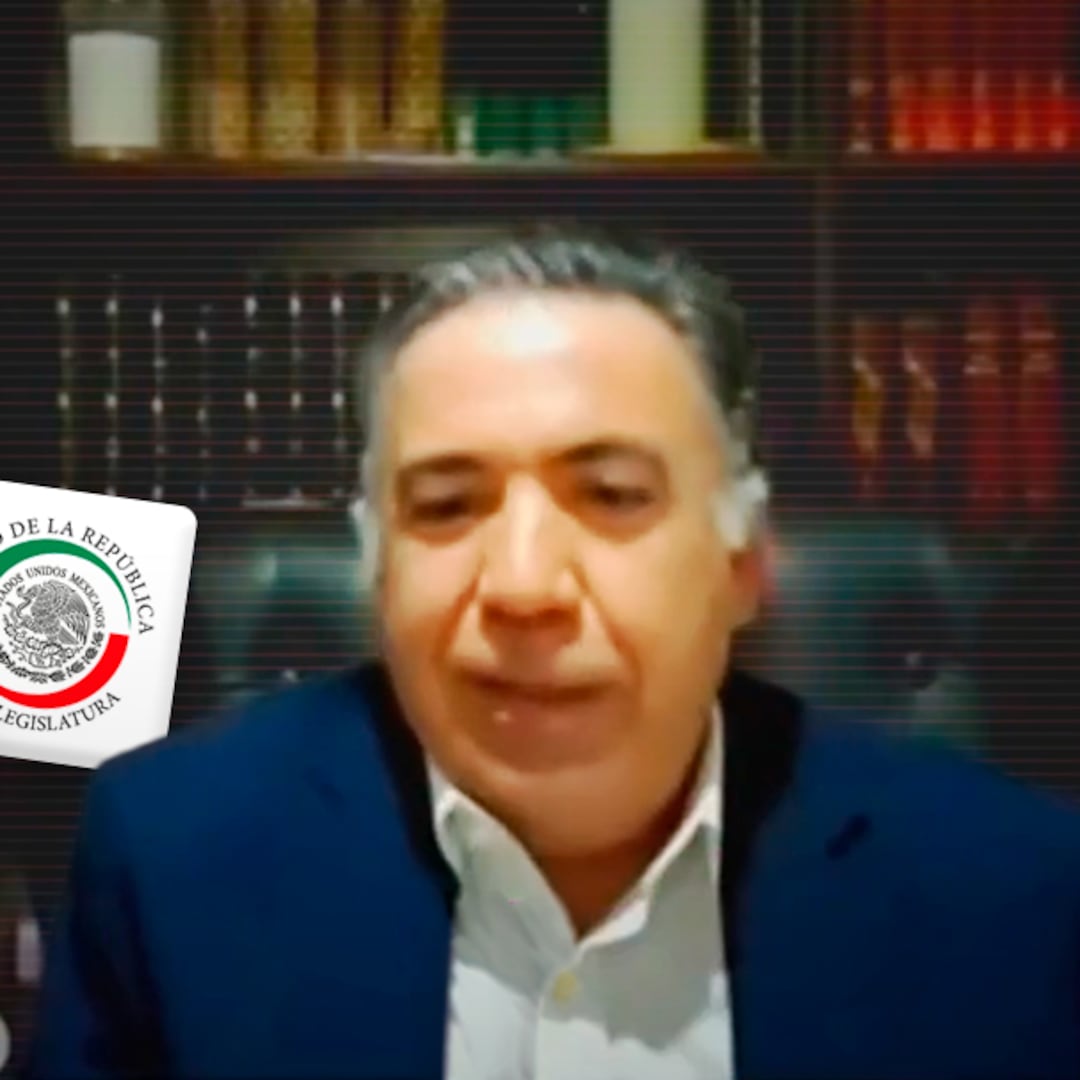 Inzunza reaparece en el Senado de forma virtual tras 57 días de ausencia