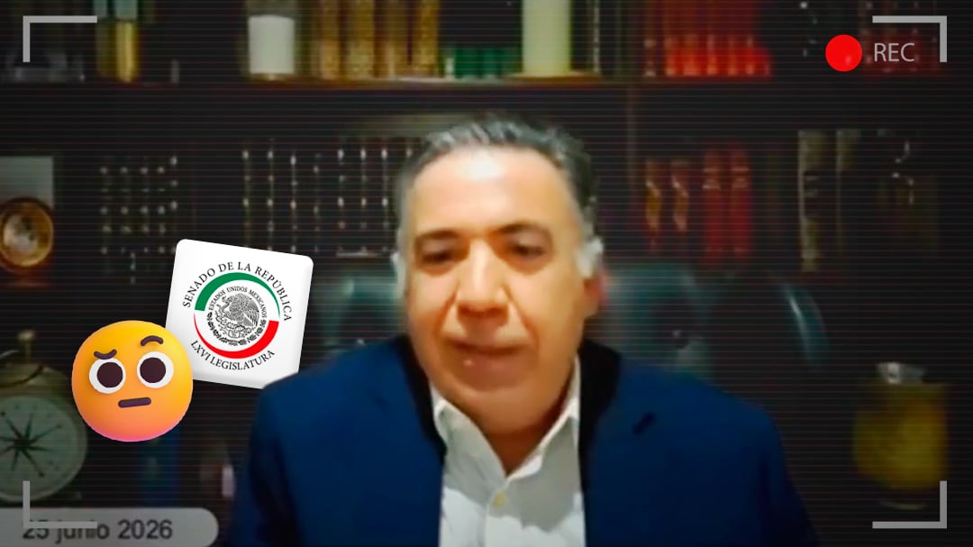 Inzunza reaparece en el Senado de forma virtual tras 57 días de ausencia