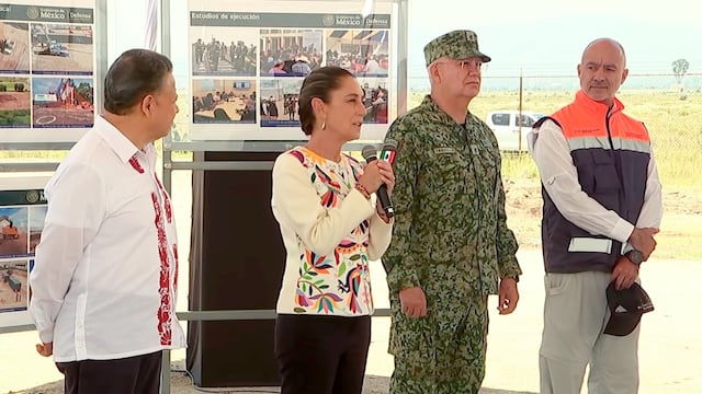 Claudia Sheinbaum supervisa avances del Tren México-Pachuca