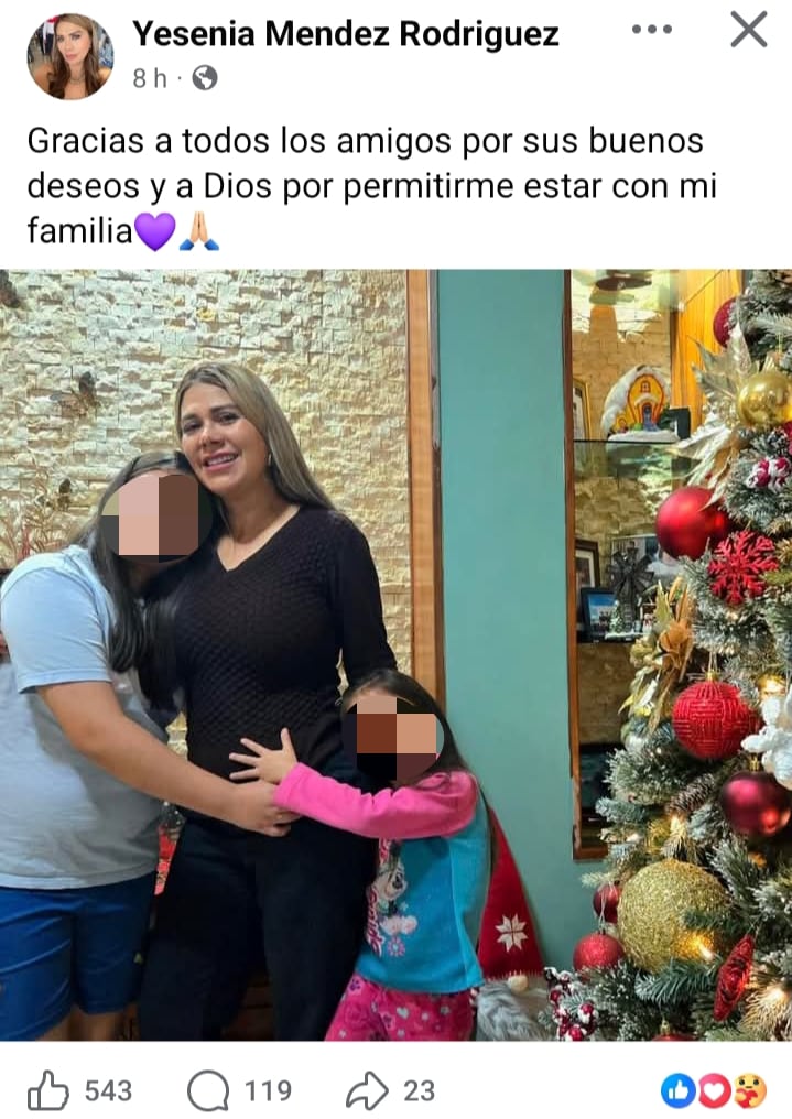 Publicación de Yesenia Méndez