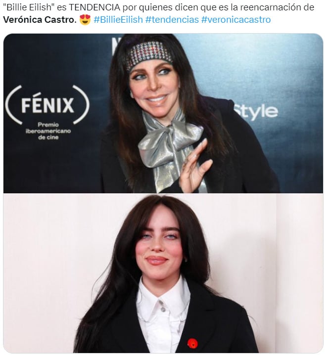 ¿Verónica Castro o Billie Eilish?
