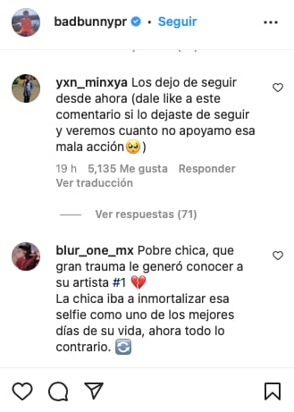Bad Bunny pasa a ser el más odiado y sus fans se arrepienten de seguirlo