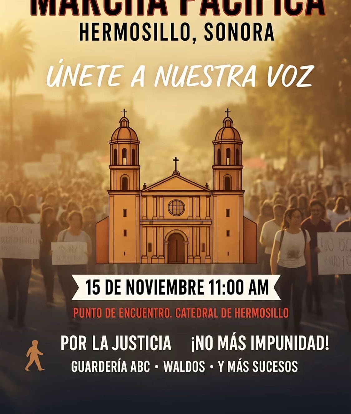 Convocan a marchar en Sonora por explosión en Waldo's