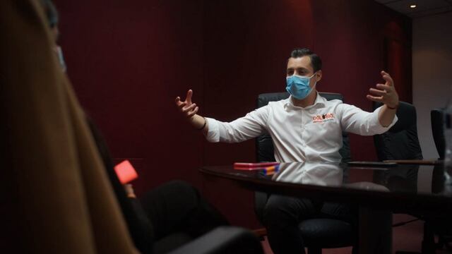 Luis Donaldo Colosio, alcalde electo de Monterrey.