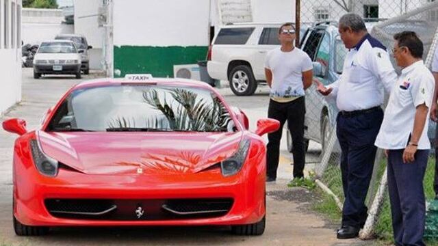 Ferrari Taxi.