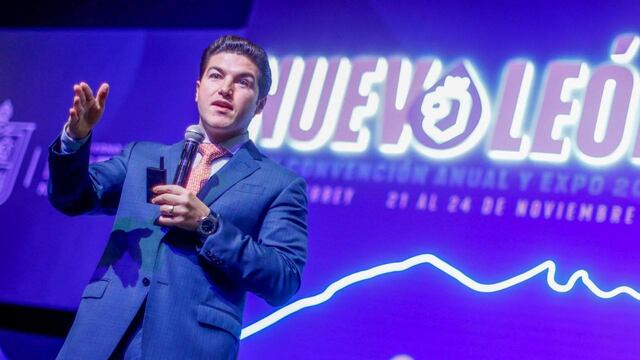 El precandidato de Movimiento Ciudadano a la presidencia de la República, Samuel García, ofreció la conferencia "Agua y Futuro: El desafío de Nuevo León"
