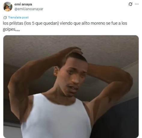 Memes por la pelea entre Alito Moreno y Gerardo Fernández Noroña