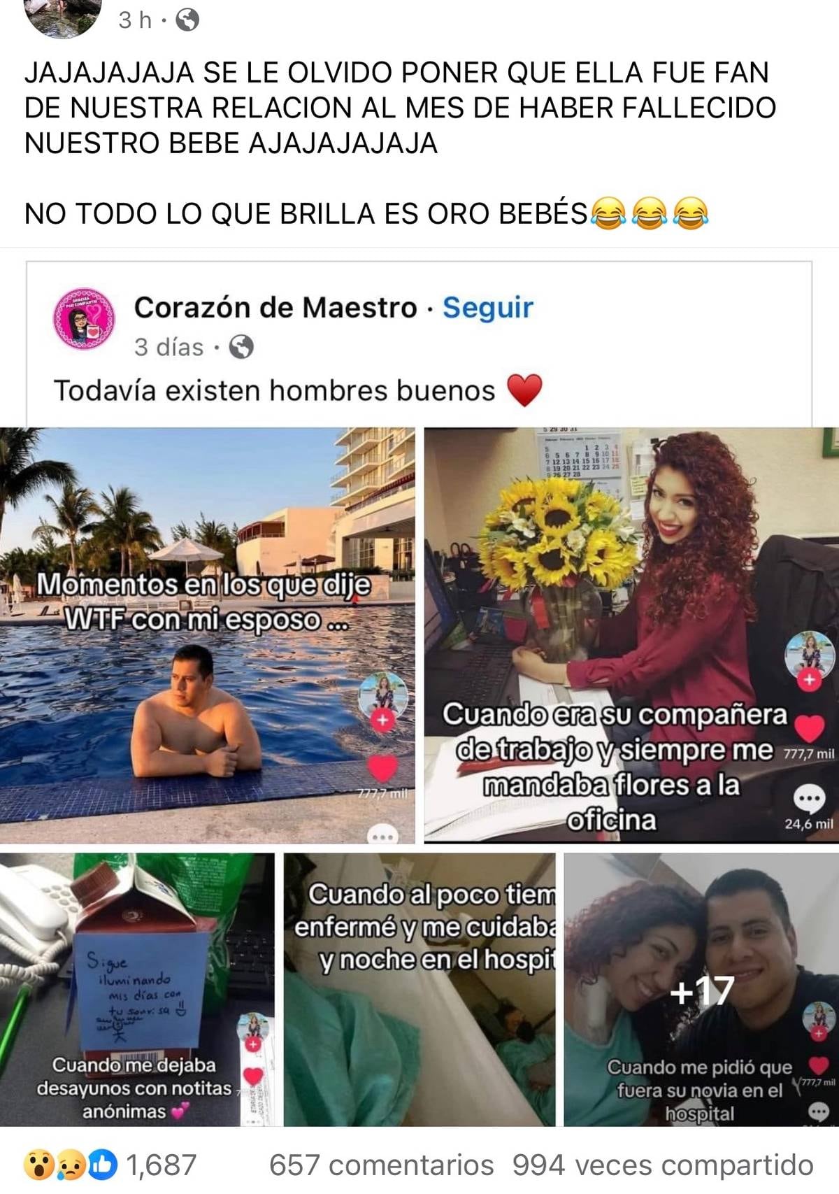 Una historia de amor se hace viral en TikTok y resulta ser que comenzó como infidelidad