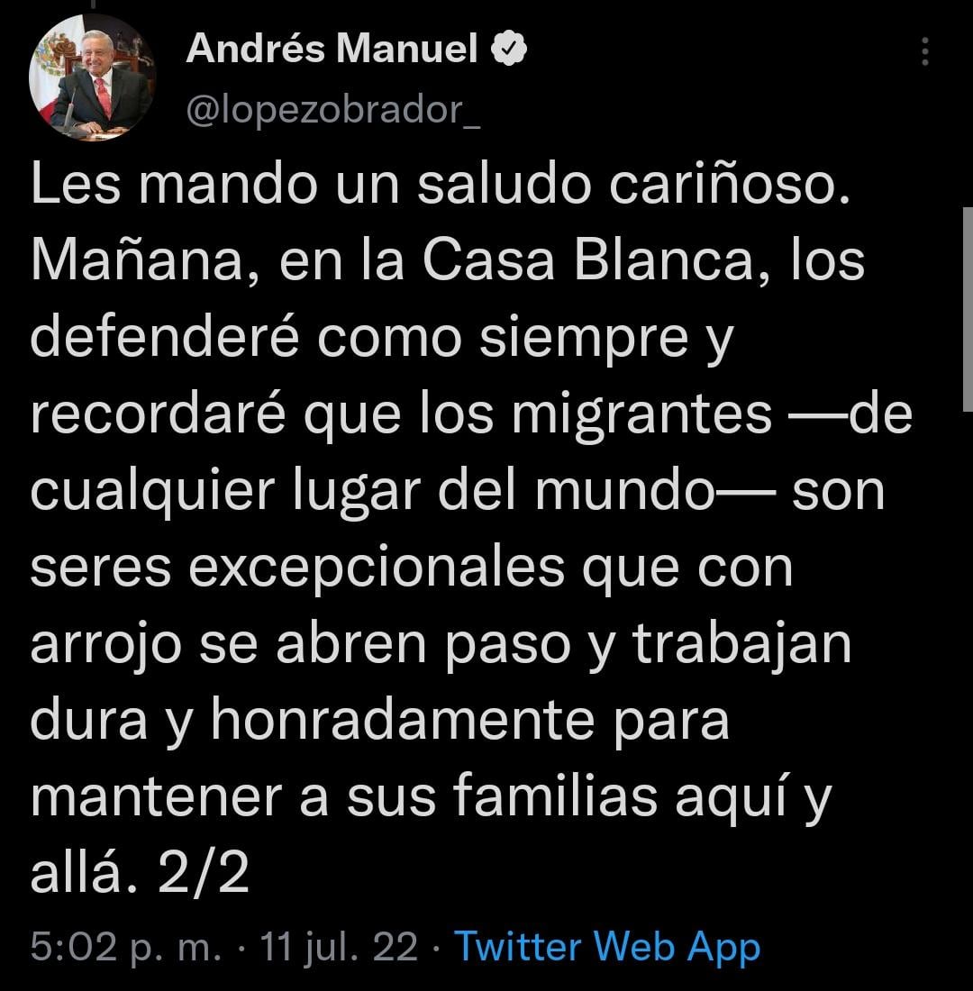 AMLO en Washington