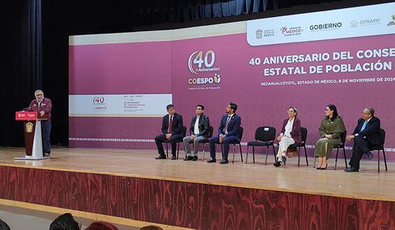 Coespo del Estado de México celebra su 40 aniversario