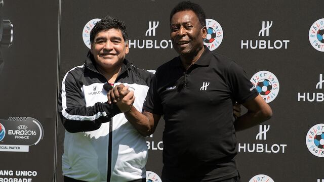 Pelé aseguró que Maradona fue mejor que Messi