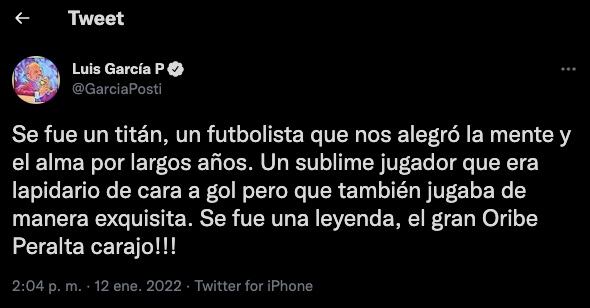 Luis García sobre Oribe Peralta