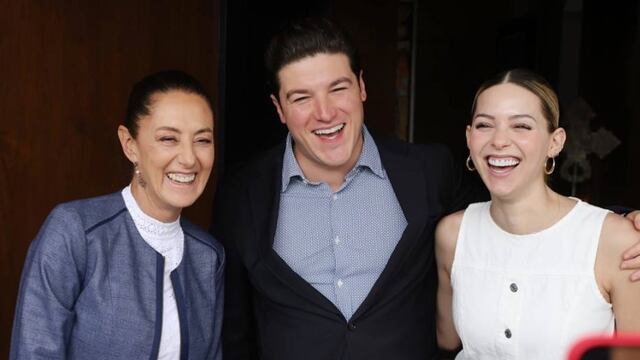 Claudia Sheinbaum, Samuel García y Mariana Rodríguez