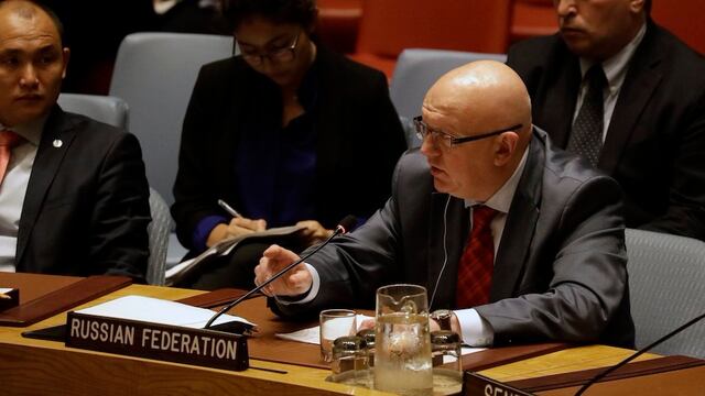 Vasily Nebenzya, embajador de Rusia ante la ONU