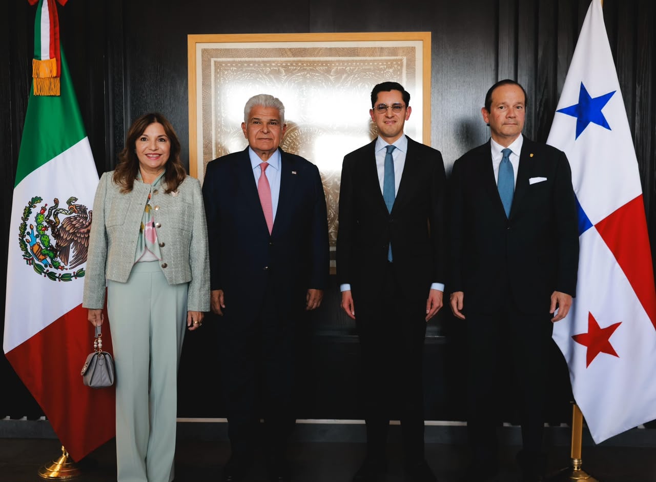 Visita oficial: presidente de Panamá José Raúl Mulino llega a la CDMX
